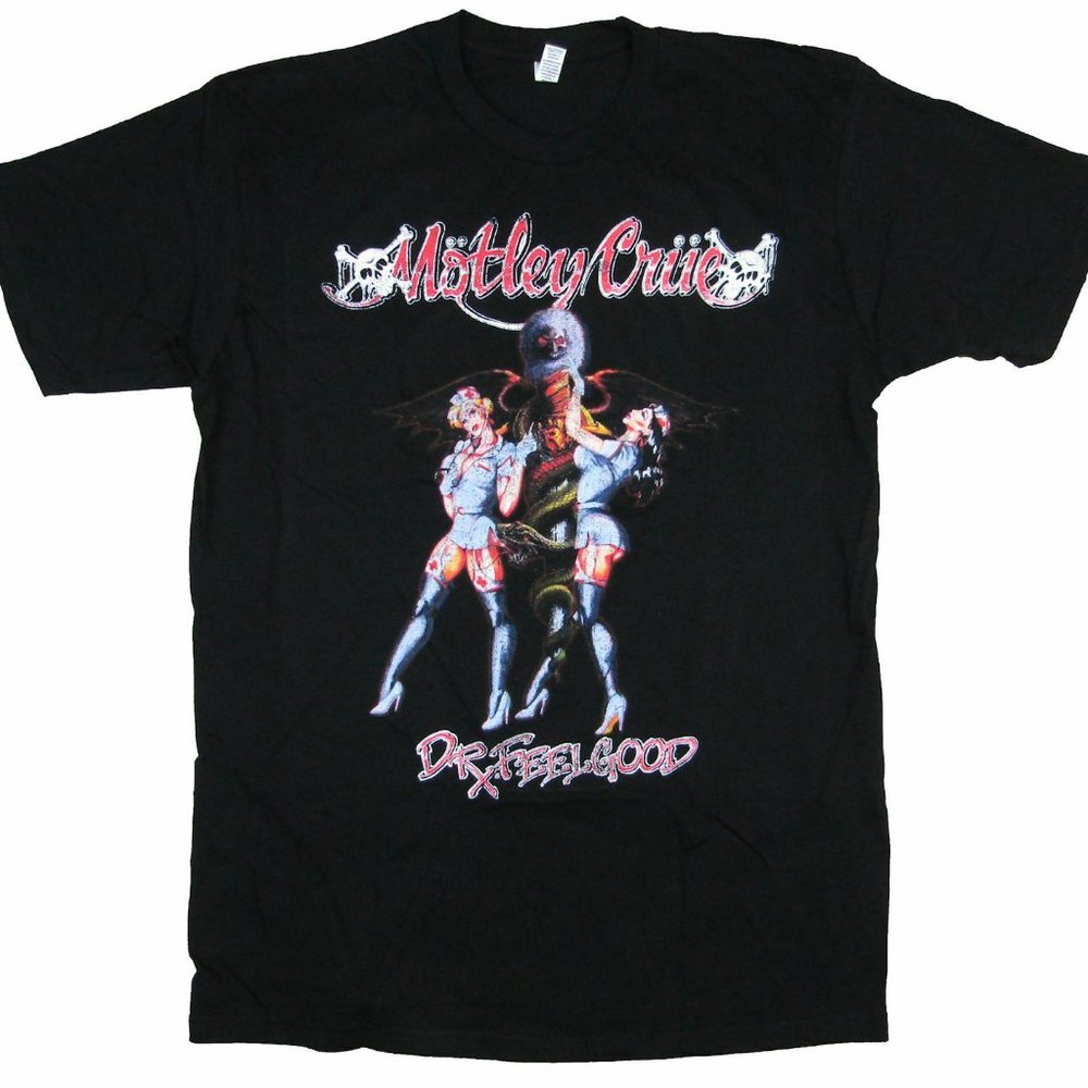 Motley Crue "Dr. Feelgood"   3XL Adult Zuni Sportswear T-shirt